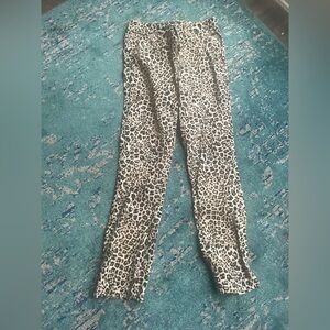 Charter Club Leopard Print Straight Leg Pants